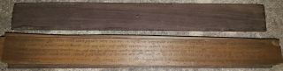 INDIA OLD EXTREMELY RARE SANSKRIT TAAD - PATRA (PALM LEAVES) MANUSCRIPT,  37 LEAVES. 3