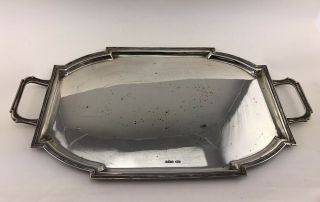 1.  15kg Solid Silver C W Fletcher & Son Ltd Tray Platter