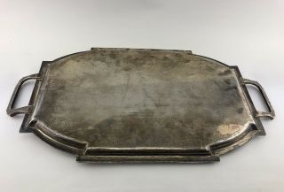 1.  15kg Solid Silver C W Fletcher & Son Ltd Tray Platter 9