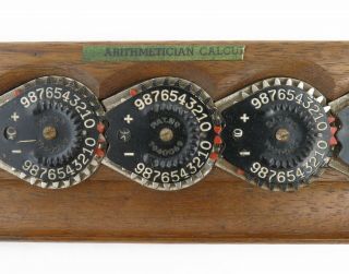Bair - Fulton Arithmetician Calculator No.  6,  Adder / Adding Machine 6