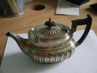 ANTIQUE HM 1929 STERLING SILVER TEAPOT BY WALKER & HALL 422GRMS 3