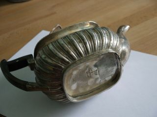 ANTIQUE HM 1929 STERLING SILVER TEAPOT BY WALKER & HALL 422GRMS 5