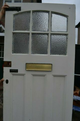 805 x 2035mm front door 1920s/30s.  R964.  DELIVERY OPTIONS 6