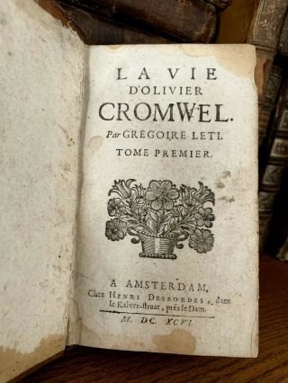 1696 The Life Of Oliver Cromwell
