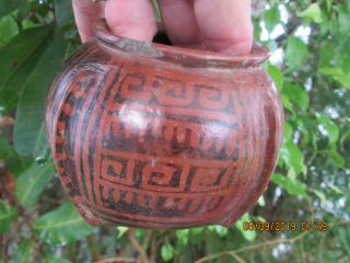 Ancient Jalisco West Mexico 200BCE - 300AD POLY CHROME Ceremonial Jar 4