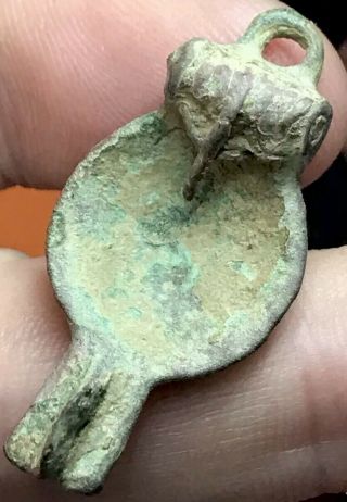 Ancient Roman Enamelled Disc Brooch.  2nd Century High Status Symbol. 3