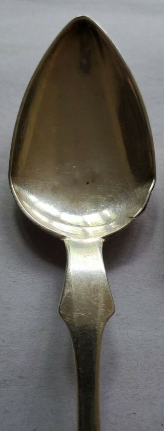 ANTIQUE 19th C THEODORE DUBOSQ AMERICAN COIN SILVER TABLE SPOONS CALIFORNIA/PHIL 10