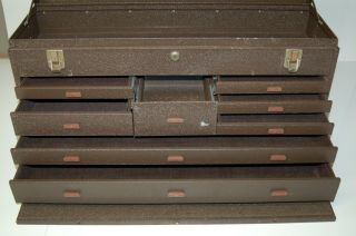 Vintage Kennedy 526 - 9312 8 Drawer Machinist Box 27 " X 8 1/2 " X 13 1/2 Tall