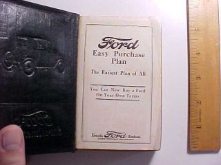 1922 HENRY FORD DOLLAR COIN BANK EMBOSSED COVERS 16 PAGES ABOUT CARS VG 3