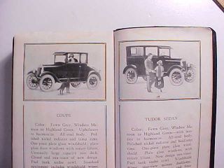 1922 HENRY FORD DOLLAR COIN BANK EMBOSSED COVERS 16 PAGES ABOUT CARS VG 7
