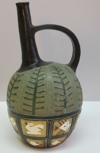 Rare Early Austrian Art Nouveau Pottery Vase EDUARD STELLMACHER c.  1910 antique 2