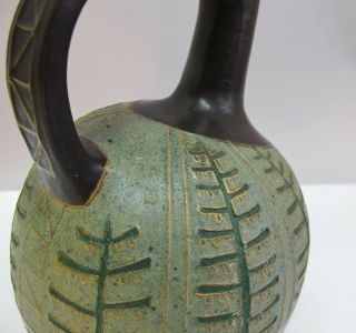 Rare Early Austrian Art Nouveau Pottery Vase EDUARD STELLMACHER c.  1910 antique 4