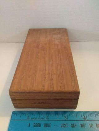 Vintage Balance Scale with wood box and weights. 8
