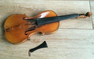1924 Antique Violin Sol E Roach Made In Windber Pa Made From Old Best Italian