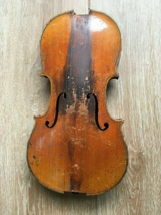 1924 Antique Violin Sol E Roach Made In Windber PA made from Old Best Italian 5