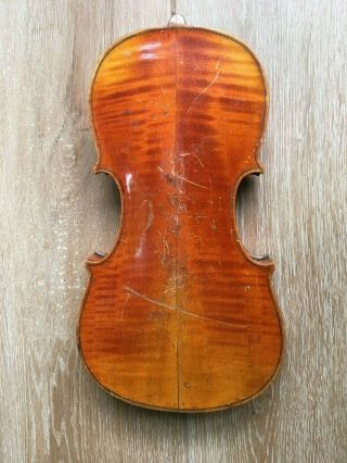 1924 Antique Violin Sol E Roach Made In Windber PA made from Old Best Italian 6