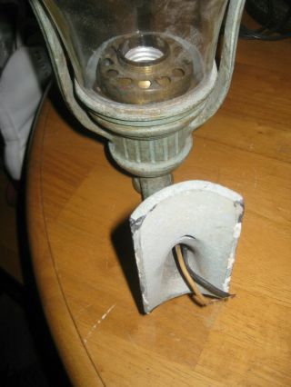 VINTAGE ANTIQUE SCONCE PORCH LIGHT FIXTURE 16 