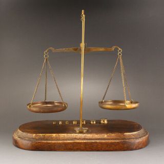 Exquisite Brass Weight Apparatus - Balance 3