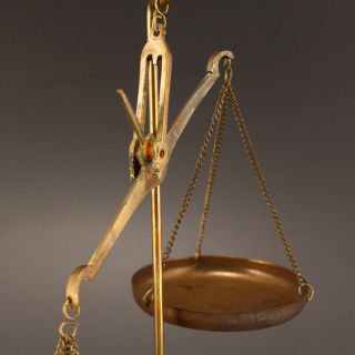 Exquisite Brass Weight Apparatus - Balance 4