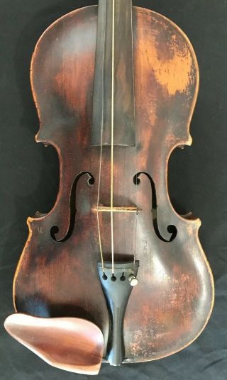 Antique Old Violin 4/4 With Vintage Case 18th Century Estate Find Carlo Bergonzi