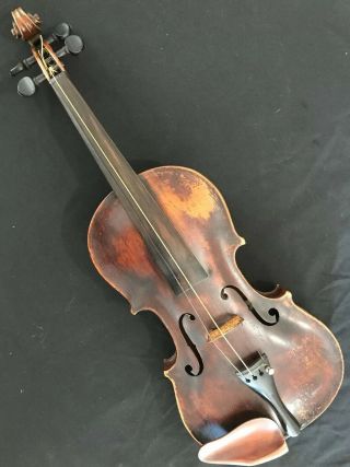 Antique Old Violin 4/4 with Vintage Case 18th Century Estate Find CARLO BERGONZI 2