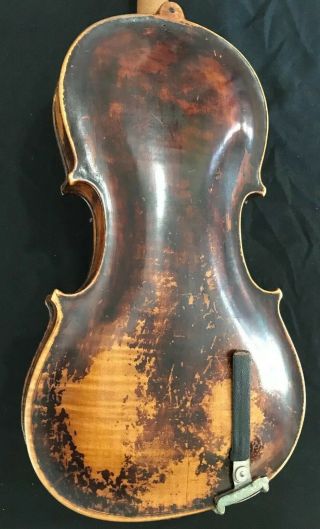 Antique Old Violin 4/4 with Vintage Case 18th Century Estate Find CARLO BERGONZI 3