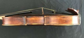 Antique Old Violin 4/4 with Vintage Case 18th Century Estate Find CARLO BERGONZI 4
