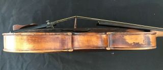Antique Old Violin 4/4 with Vintage Case 18th Century Estate Find CARLO BERGONZI 5