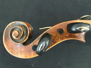 Antique Old Violin 4/4 with Vintage Case 18th Century Estate Find CARLO BERGONZI 6
