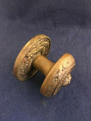 Antique Bronze Door Knob,  Centre,  Handle,  Pull,  Large Heavy 4