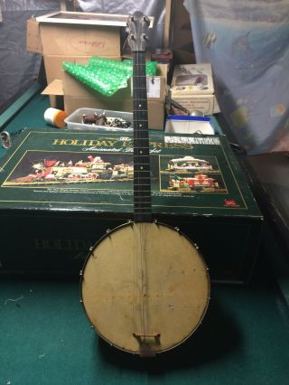 Very Ol Banjo Late 1800,  S Early 1900,  S About 33 " Long