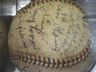 LOU GEHRIG/BABE RUTH Signed Baseball American League Reach Ball READ LISTING 5