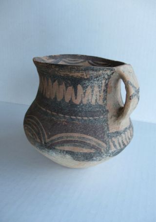 Chinese Neolithic Pottery Jar China Dynastic Painted Geometric earthenware 2