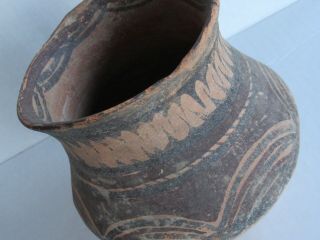 Chinese Neolithic Pottery Jar China Dynastic Painted Geometric earthenware 4