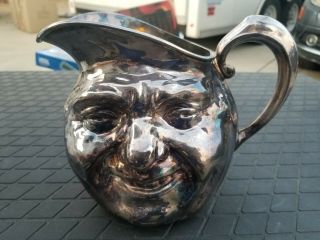 Rare Reed & Barton Silver Plate Sunny Jim Double Face Water Pitcher 5640 7 Hp