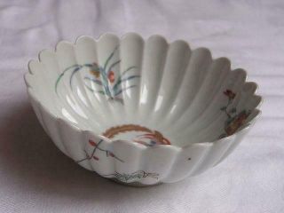 Antique Japanese Kakiemon Bowl Floral With Phoenix 1690 - 1730 Handpainted 3428c