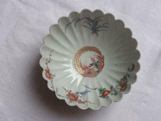 Antique Japanese Kakiemon bowl floral with phoenix 1690 - 1730 handpainted 3428C 2