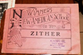 Antique Franz Schwarzer American Zither Instrument 1890s w/ Rare Photo 9