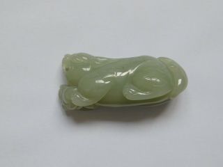 Antique Chinese Jade Pixiu Figure - Qing 5