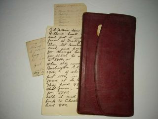 Handwritten Diary - Farm Implement Salesman - Travel - Sell - Repair - Manuscript - Vt - 1900
