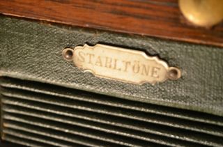Antique Excelsior Concertina Stahltone 1800 ' s 5