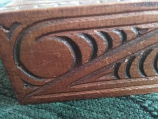 Carved MAORI Box Signed KAPUA 6