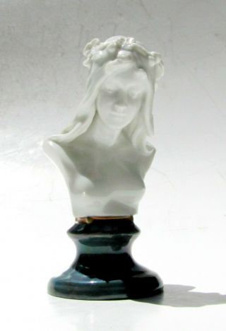 Rare Art Nouveau Figure Bust Rosenthal Kronach Porcelain Adolf Oppel c1900 10