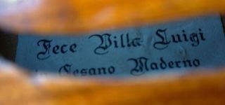 FINE 4/4 ANTIQUE OLD VIOLIN label: Villa Luigi Sezano Maderno Milano 小提琴 ヴァイオリン 9