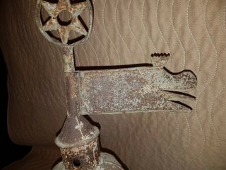 BARN TOP LIGHTENING,  WEATHERVANE TIN BIRD,  AWESOME DISPLAY PIECE 7