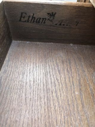 Ethan Allen Royal Charter Oak Commode Cabinet Nightstand 7
