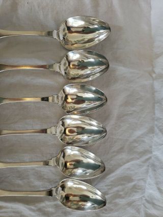 FOR Edward ONLY Antique Coin Silver Serving Spoons Jehu Williams,  John Victor 9