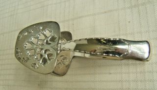 Tiffany & Co Sterling Silver Pastry Tongs Marquise Pattern