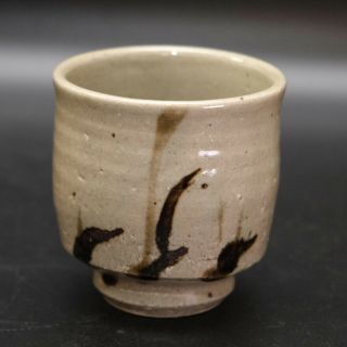 SHOJI HAMADA Japanese Mashiko pottery Tetsue TEA CUP 4