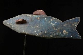 190614 - Tribal Very rare and Old African Ijo Fish figure - Nigeria. 4